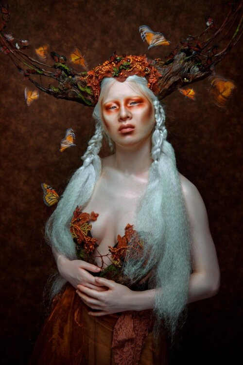 monarch costume and makeup - candy makeup artist