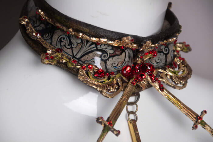 stained glass choker - candy makeup artist