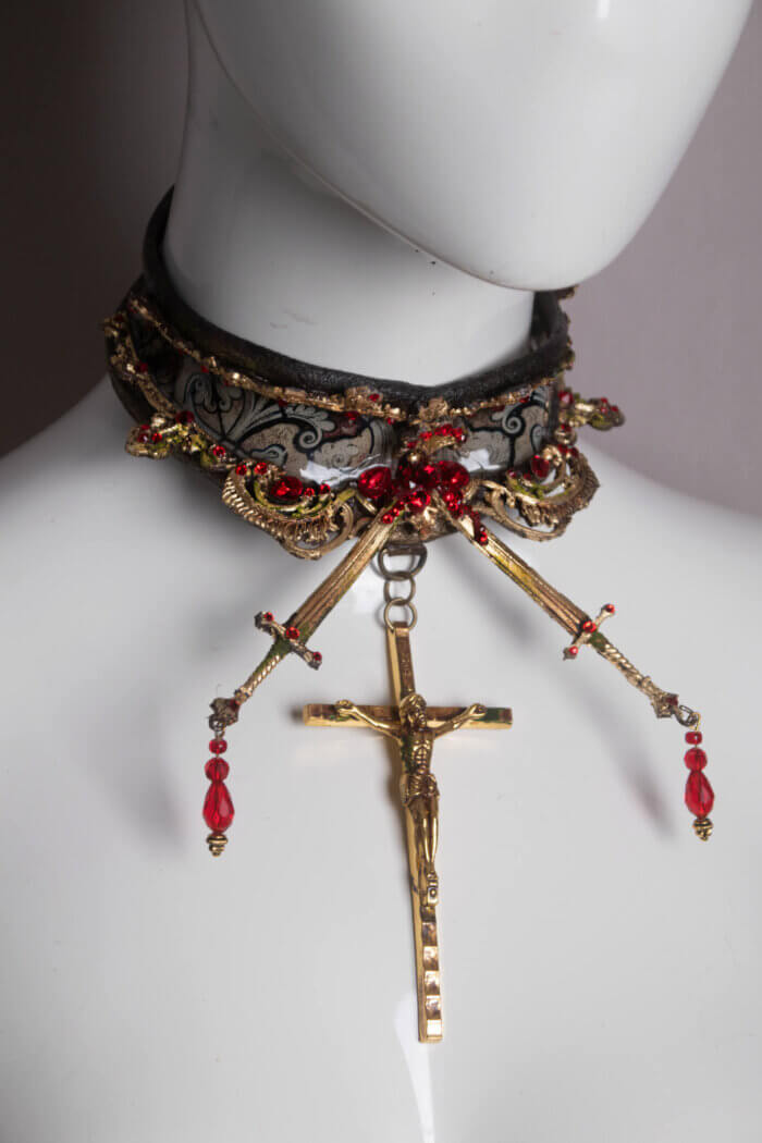 stained glass choker - candy makeup artist