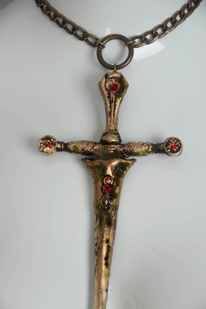 Dagger necklace - candy makeup artist