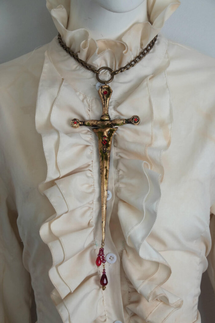 Dagger necklace - candy makeup artist