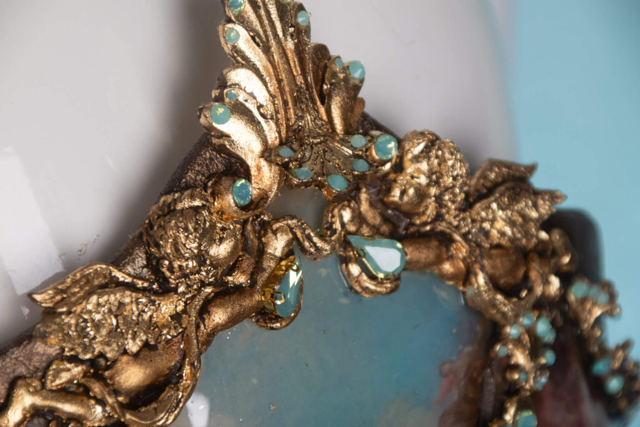 Baroque painterly corset - candy makeup artist