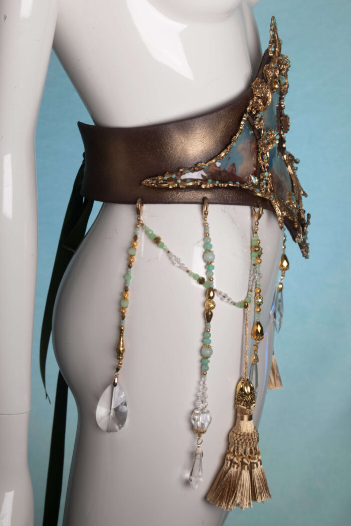 Baroque painterly corset - candy makeup artist