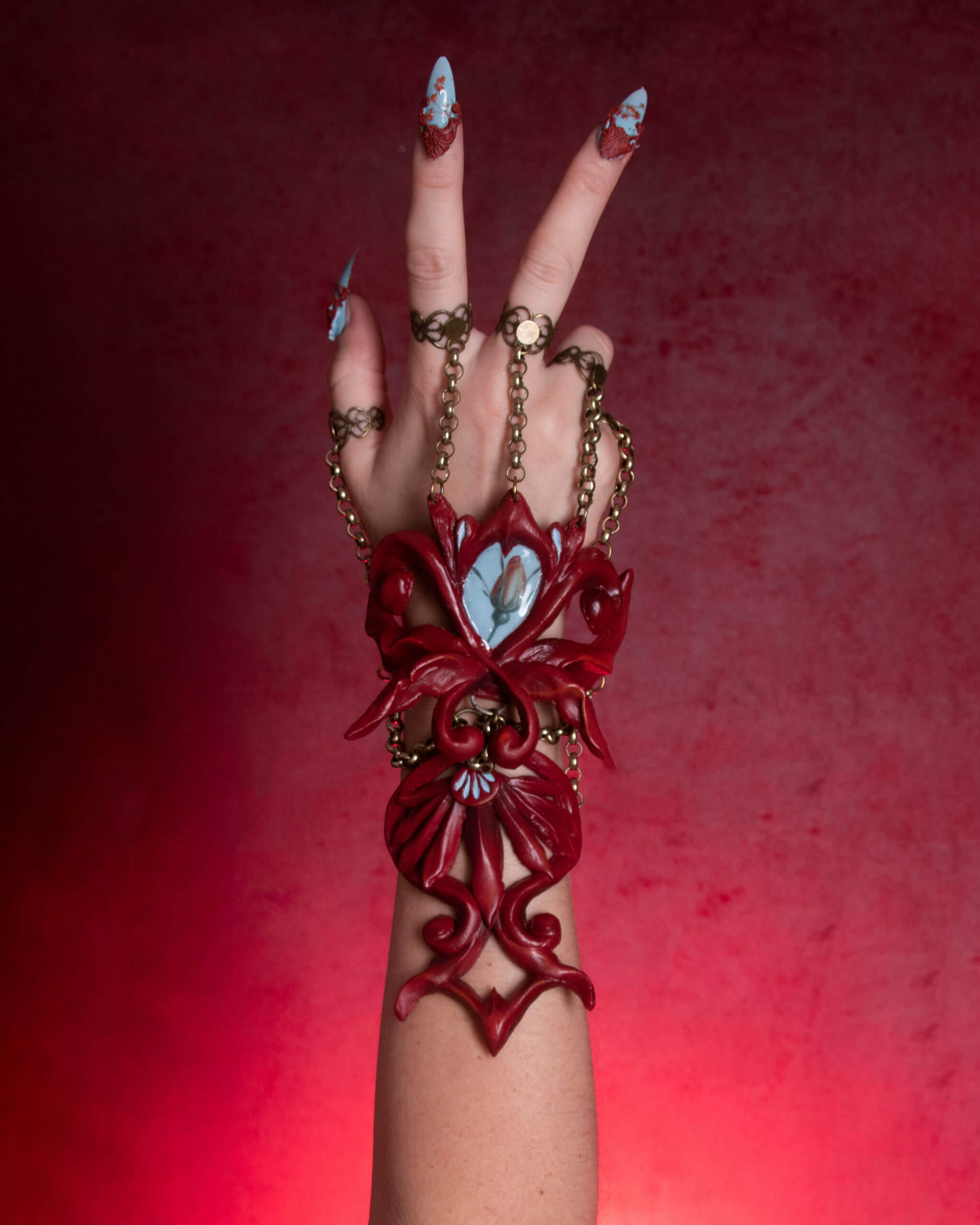 20s tattoo hand jewelry - candy makeup artist