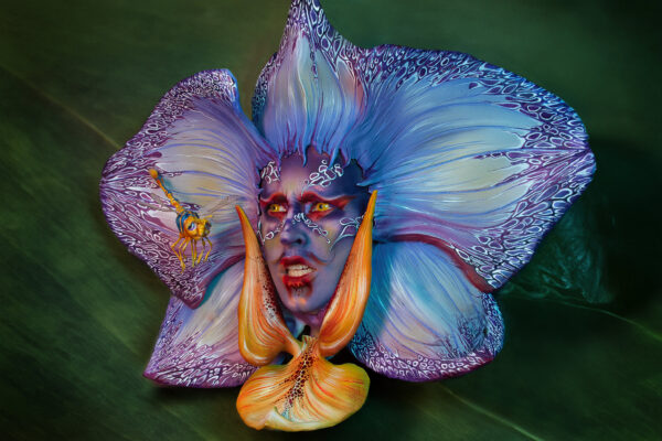 orchid mask - candy makeup artist