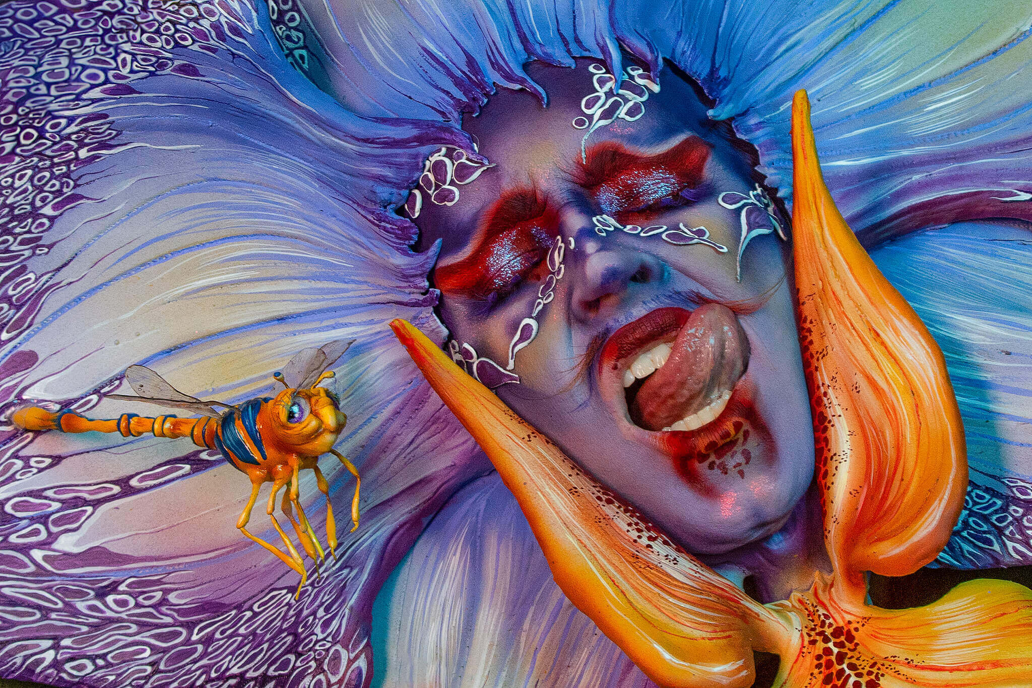 orchid mask - candy makeup artist