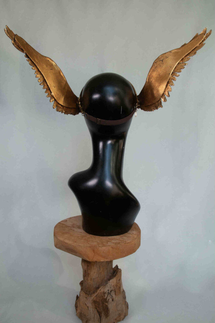 Ancient gold valkyrie headdress - candy makeup artist
