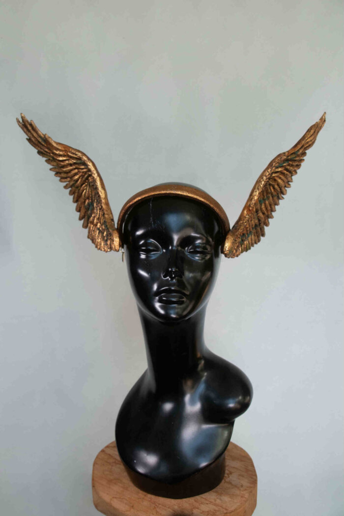 Ancient gold valkyrie headdress - candy makeup artist