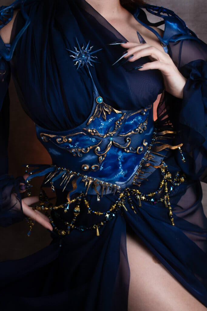 Celestial corset - candy makeup artist
