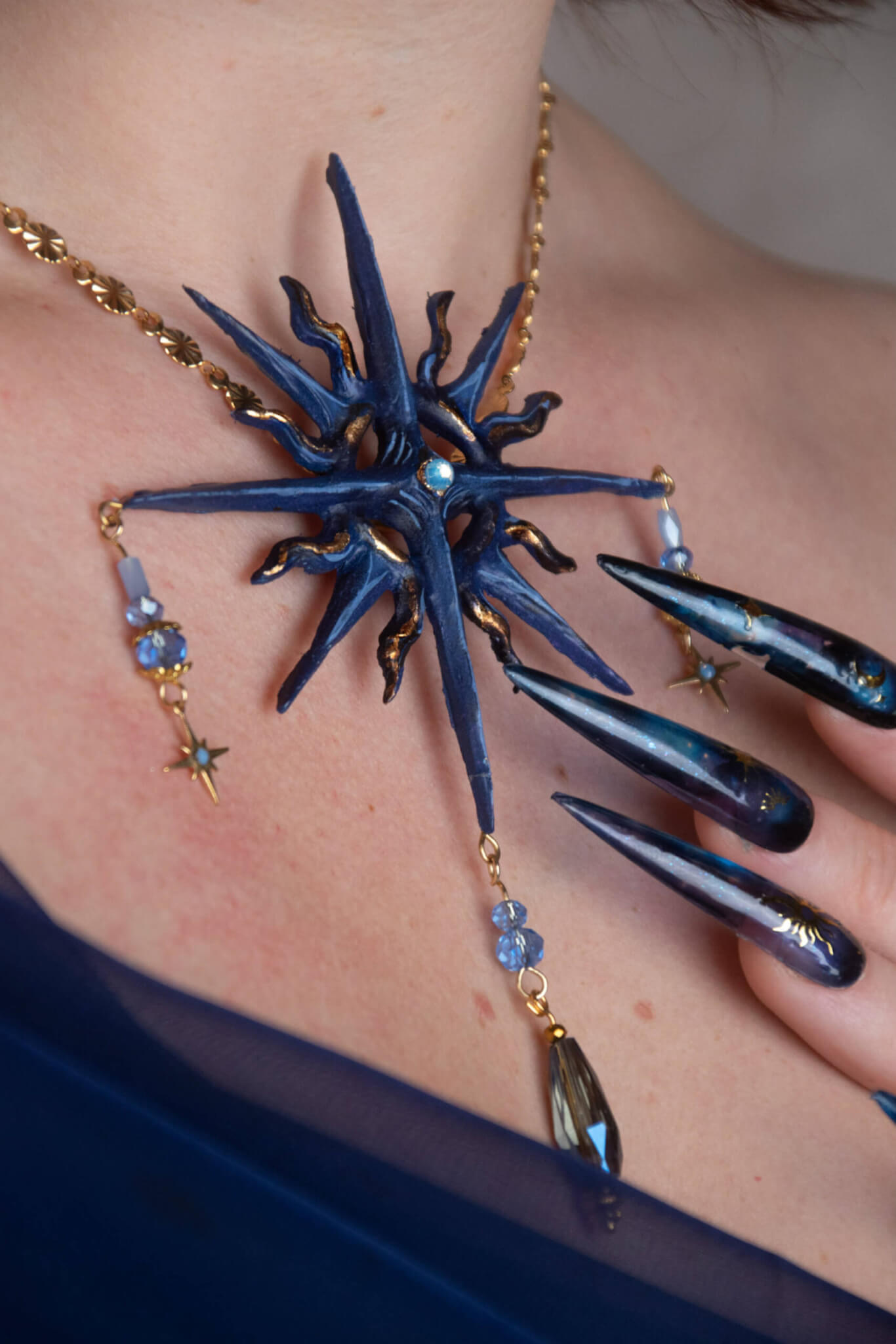 Celestial necklace - candy makeup artist