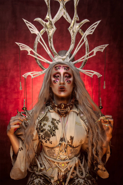 Oni demon costume - candy makeup artist