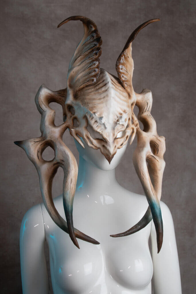 harpy headdress - candy makeup artist