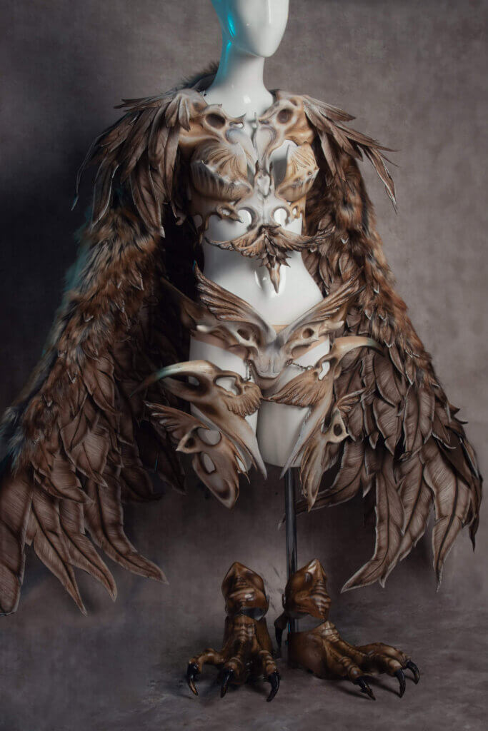 Harpy costume - candy makeup artist