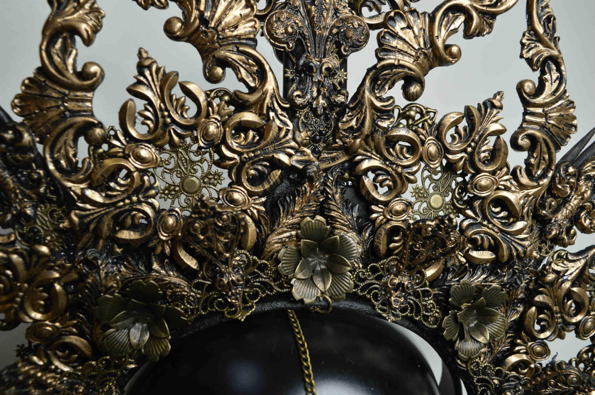 Bronze empress headdress - candy makeup artist