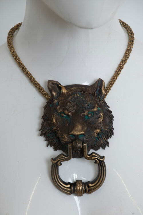 tiger eye necklace - candy makeup artist