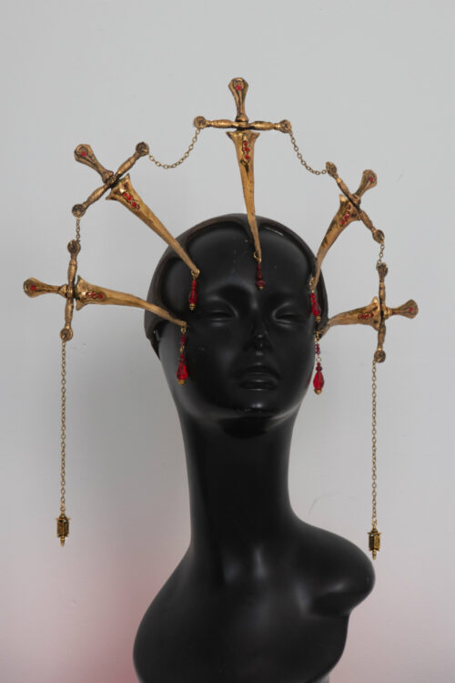 Dagger headpiece - candy makeup artist