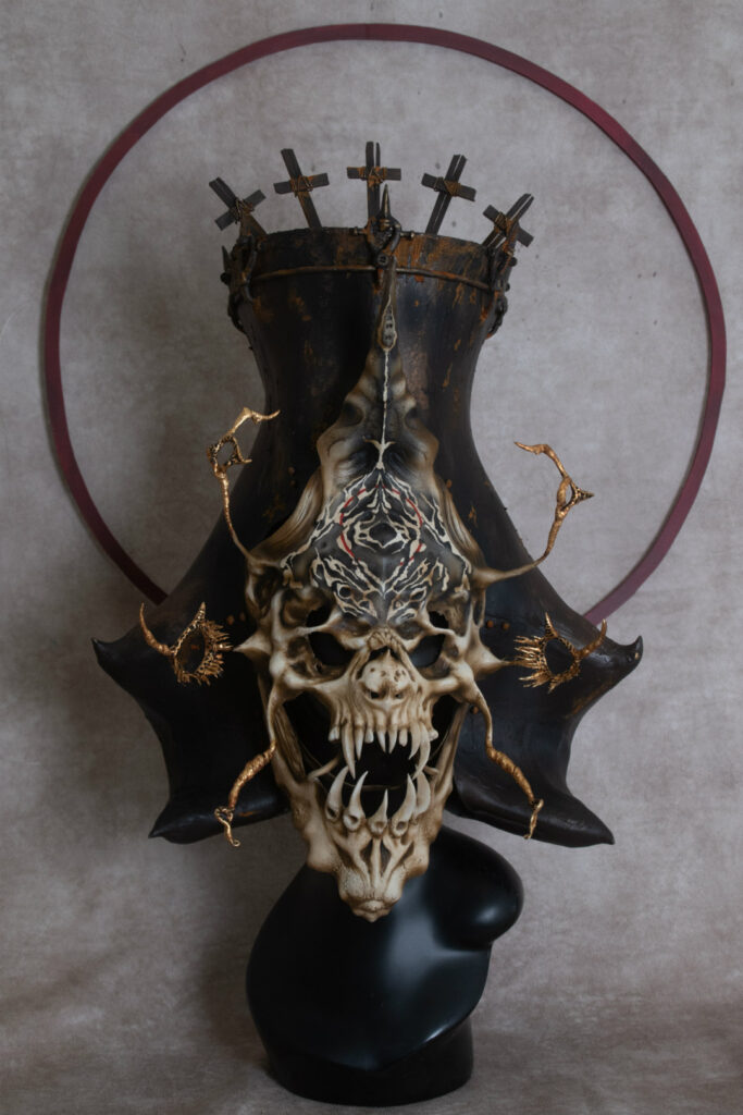 alien emperor mask - candy makeup artist